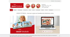 Desktop Screenshot of cewefotobok.se